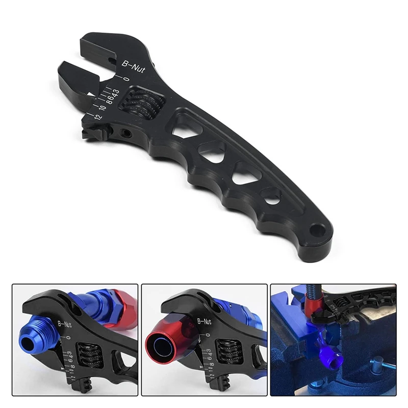 Регулируемый Алюминиевый металлический гаечный ключ 3 4 6 8 10 12 аксессуары для