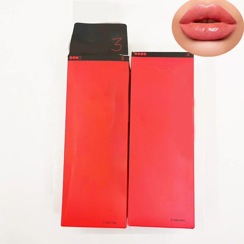 

1.1mlx2sy Cross-linked Hyaluronic Acid Lip Enhancement HA Lip Face Nose For Hylauron Pen With box