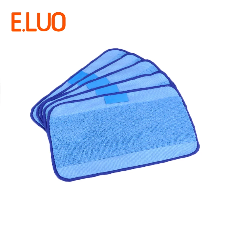 

5 шт. ткань для мытья микрофибры многоразовая прочная для домашней уборки подходит для Braava 321 380 мятный 5200C Запчасти для пылесоса