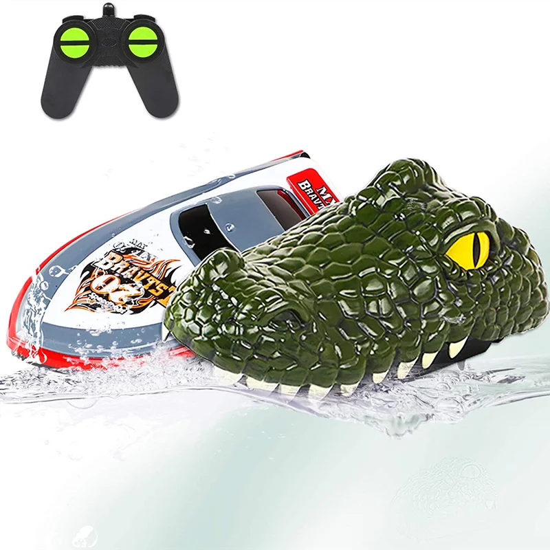 

Скоростная лодка «крокодил» с дистанционным управлением для детей от 6 лет