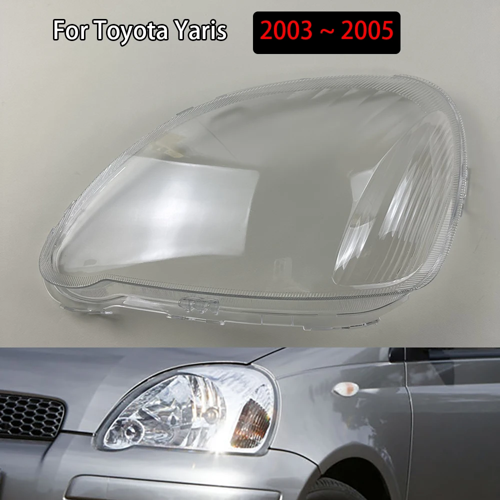 Прозрачный чехол для передней фары Toyota Yaris 2003 2004 2005 замена оригинального абажура