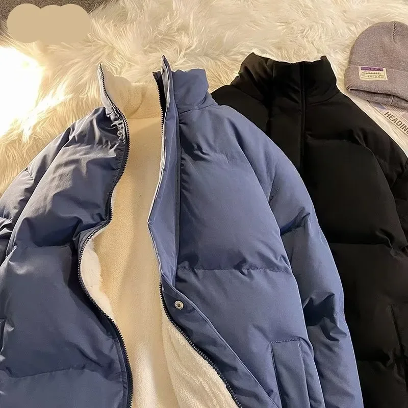 Двусторонняя куртка цвета хаки женское белое зимнее пальто из овечьей шерсти