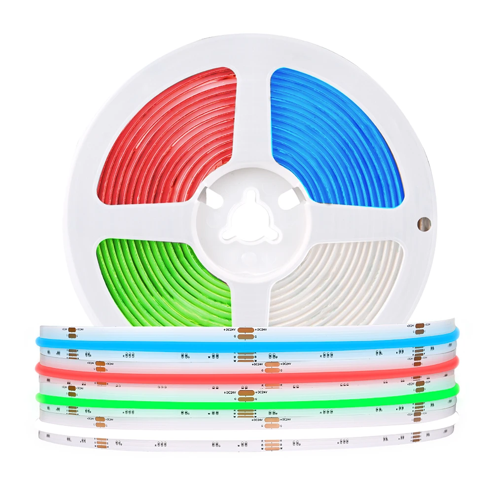

RGBW RGBCCT COB светодиодная лента 896/960 LEDs/м DC12V 24V