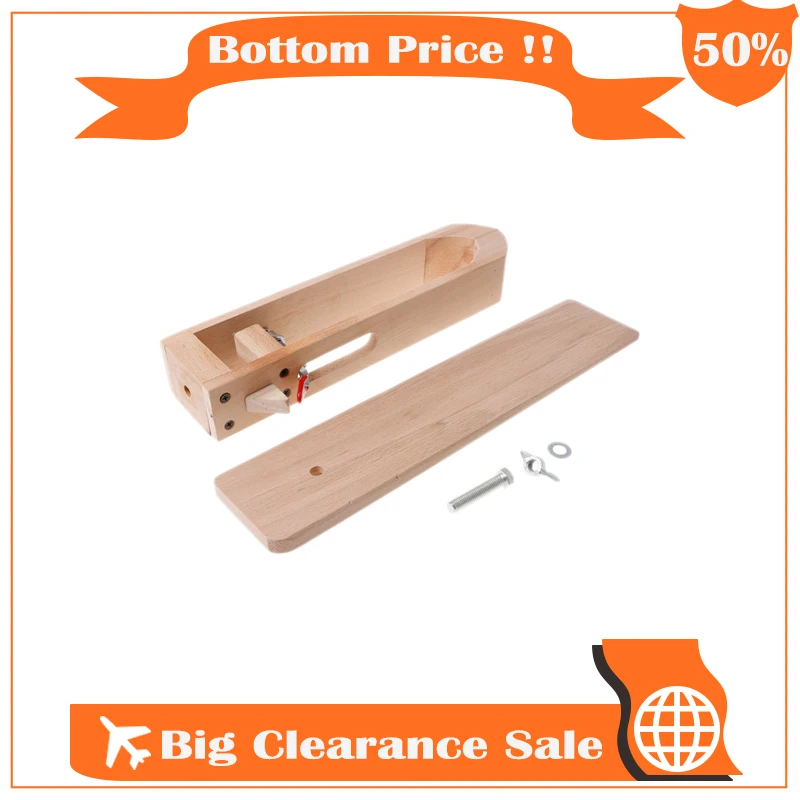 

Wood Hand Stitching Leather Craft Lace Sewing Horse Clamp DIY Table Desktop Tool