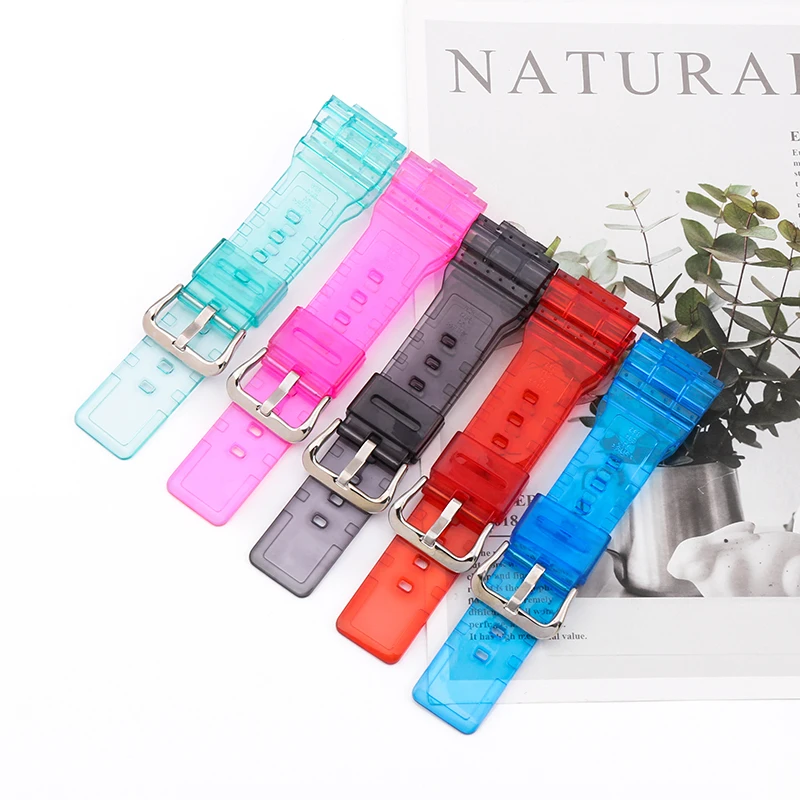 Transparent strap set suitable for Casio BABYG BA110/111/112/120/130 men's and women's strap watch accessories