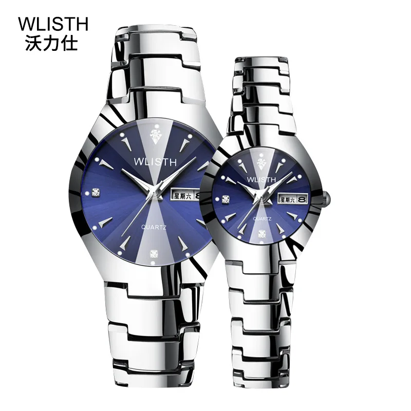 Top Brand WLISTH Luxury Waterproof Men Watch Fashion Couple Watch Bracelet Watches for Women Luminous Steel Watch Loves Watches enlarge