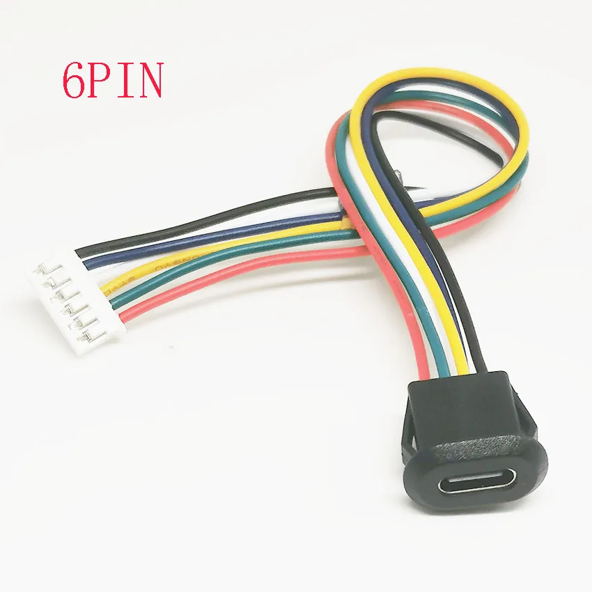 

Разъём USB Type C 6-контактный JCD 5А