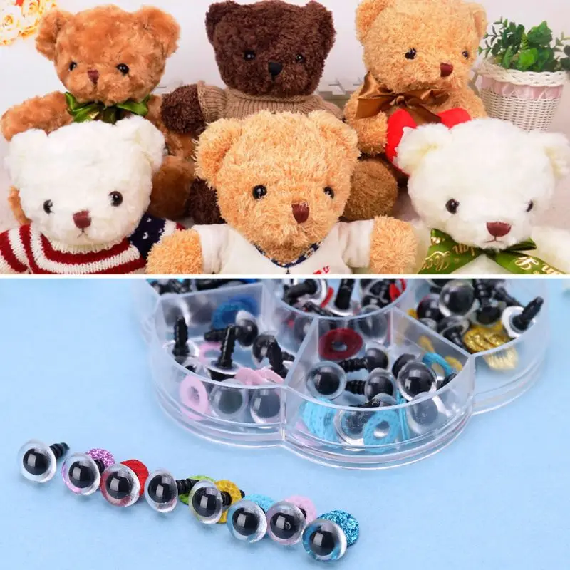 

70 шт., пластиковые шайбы для кукол, 10 мм/0,39 дюйма