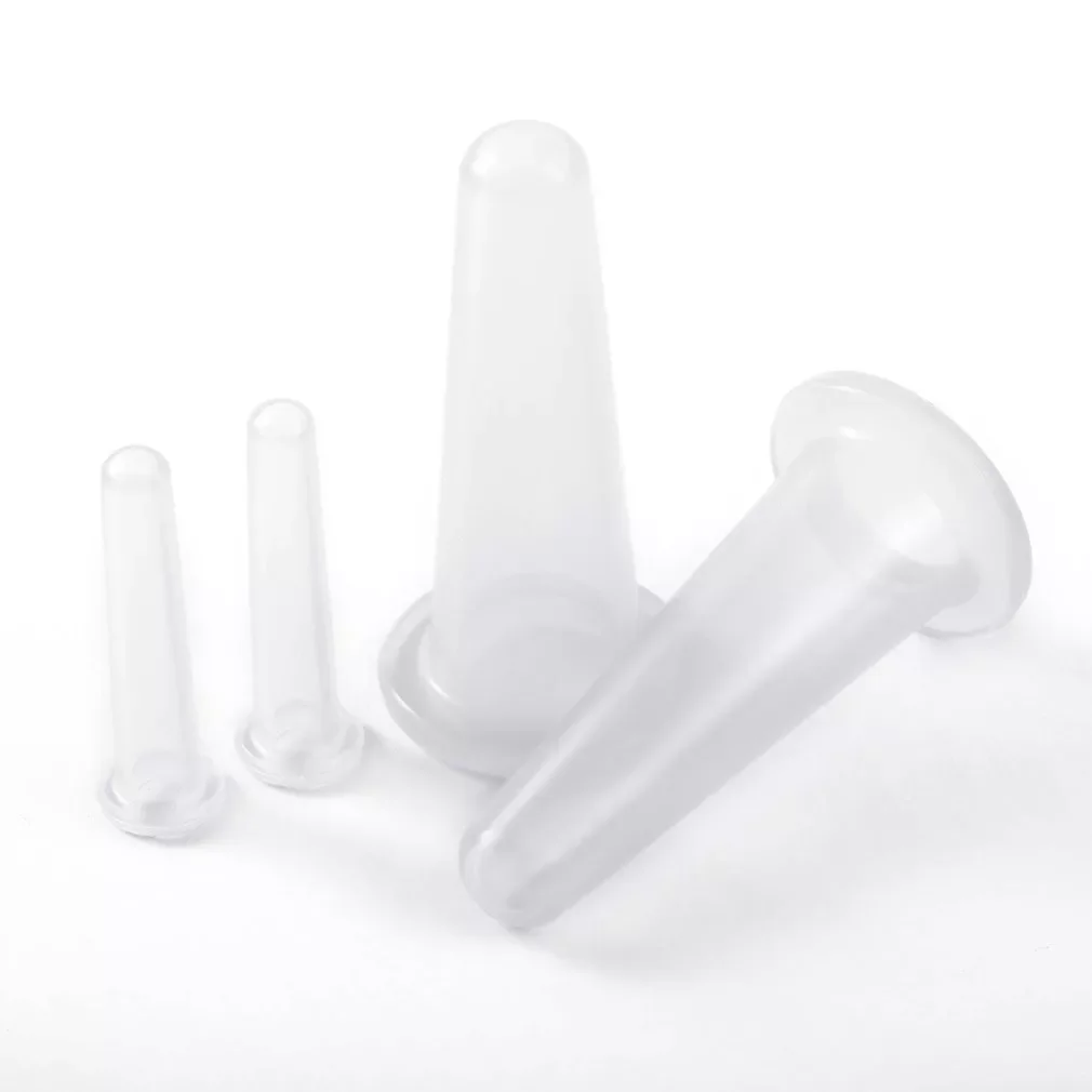 

Набор силиконовых банок для массажа, вакуумные банки для тела, лица, шеи, спины, глаз, Антицеллюлитный Массажер для домашнего использования, ...