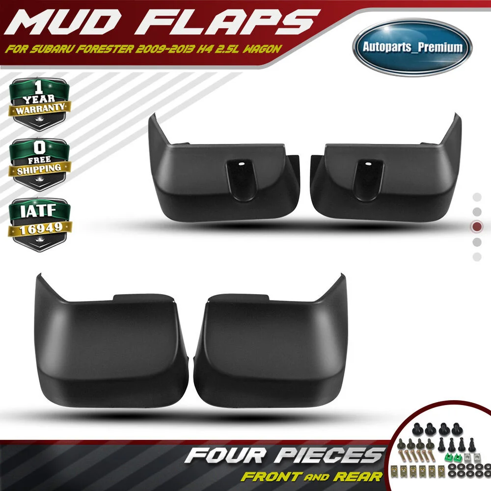 

4x Splash Guards Mud Flaps Front & Rear for Subaru Forester 2009-2013 Wagon