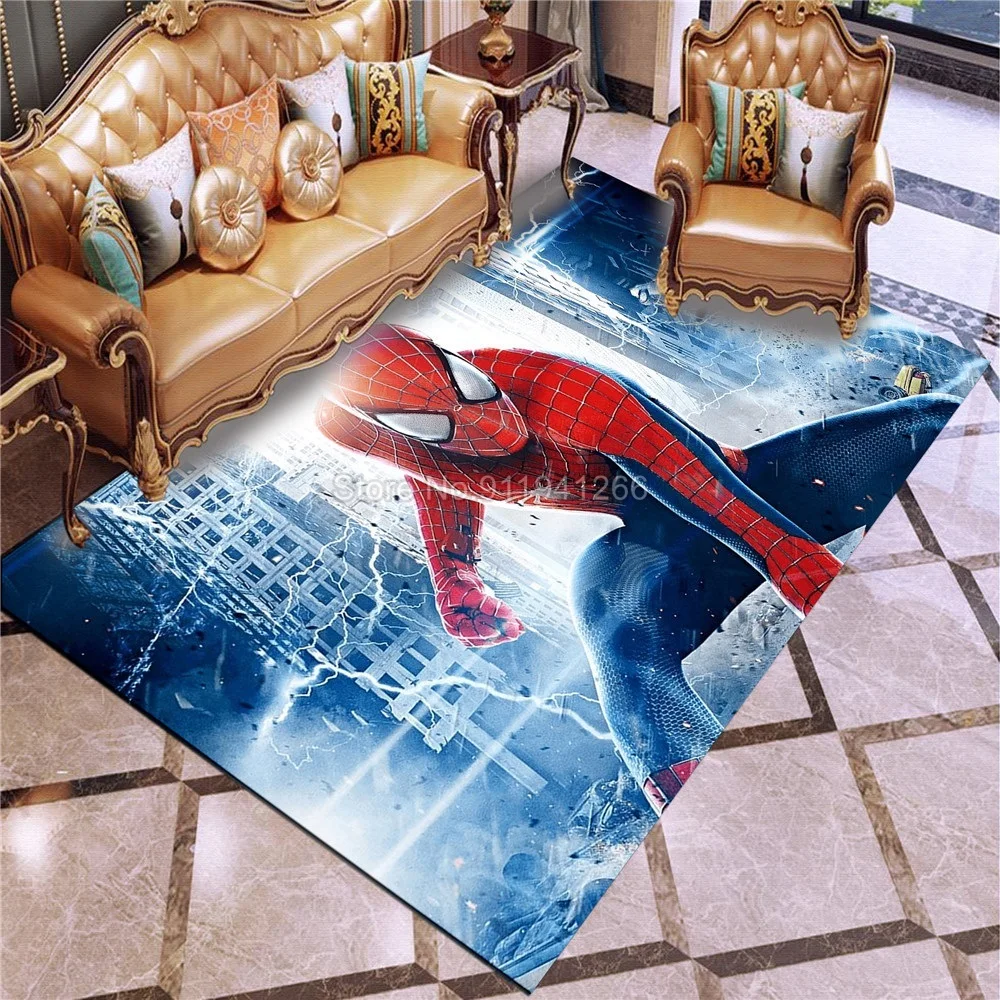 

Симпатичный детский игровой коврик из мультфильма «мстители», «Человек-паук», детский нескользящий ковер, детский коврик для ползания, ков...