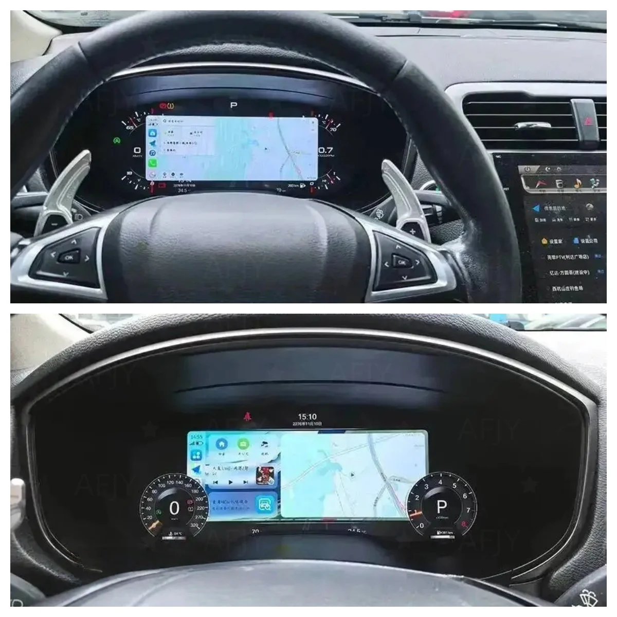 Цифровая приборная панель AL CarPlay для Ford Mondeo 2013-2021, виртуальный кокпит, спидометр, система Linux (art.: 3920db3fafaca) - 3920db3fafaca