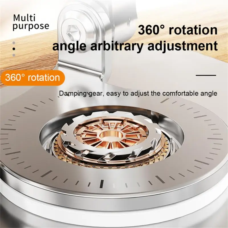 

Universal Desktop Phone Stand Foldable Rotating Mobile Phone Holder Aluminum Alloy For Macbook Lenovo Dell Support Adjustable