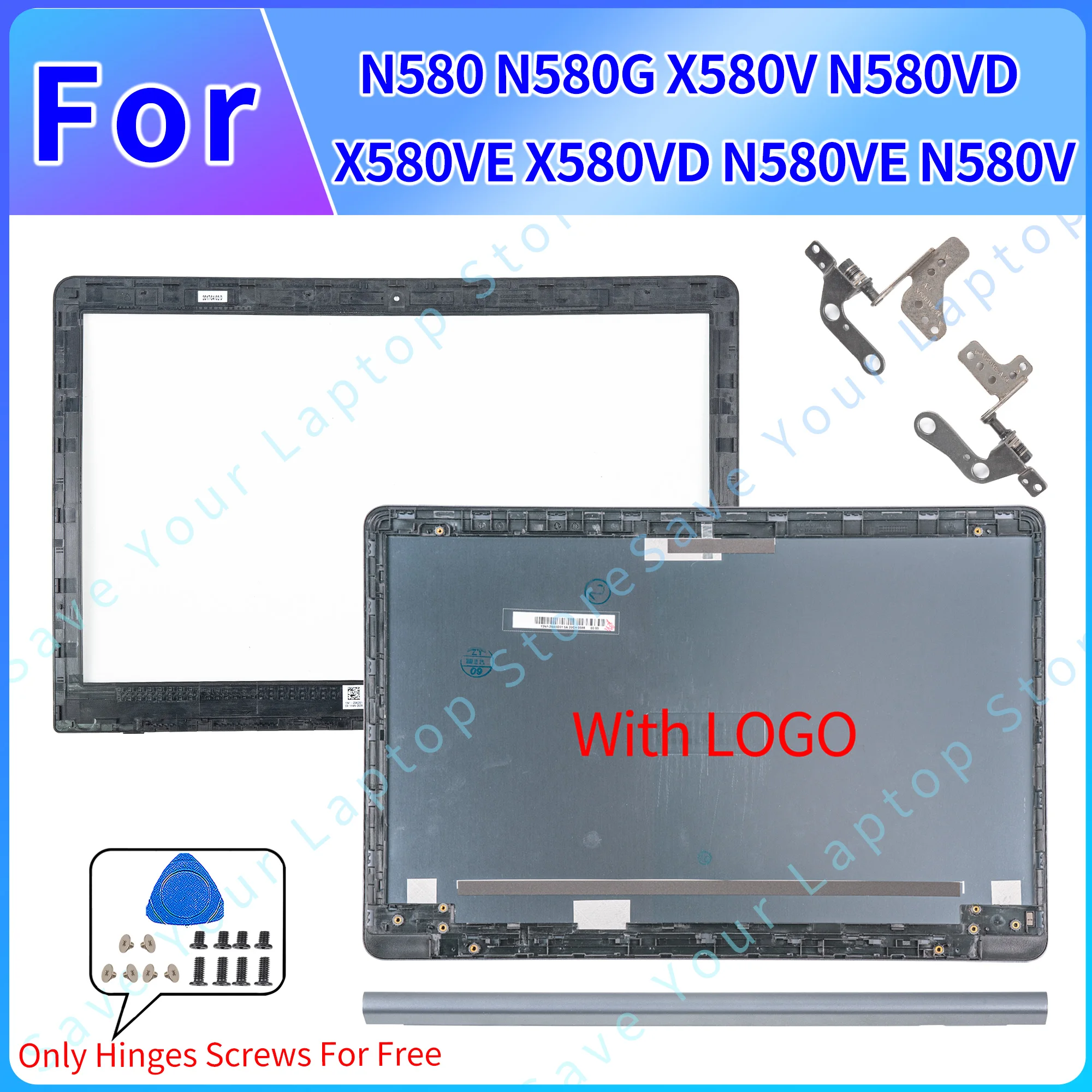 Металлические детали для N580 N580G X580V N580V N580VD X580VE X580VD N580VE задняя крышка