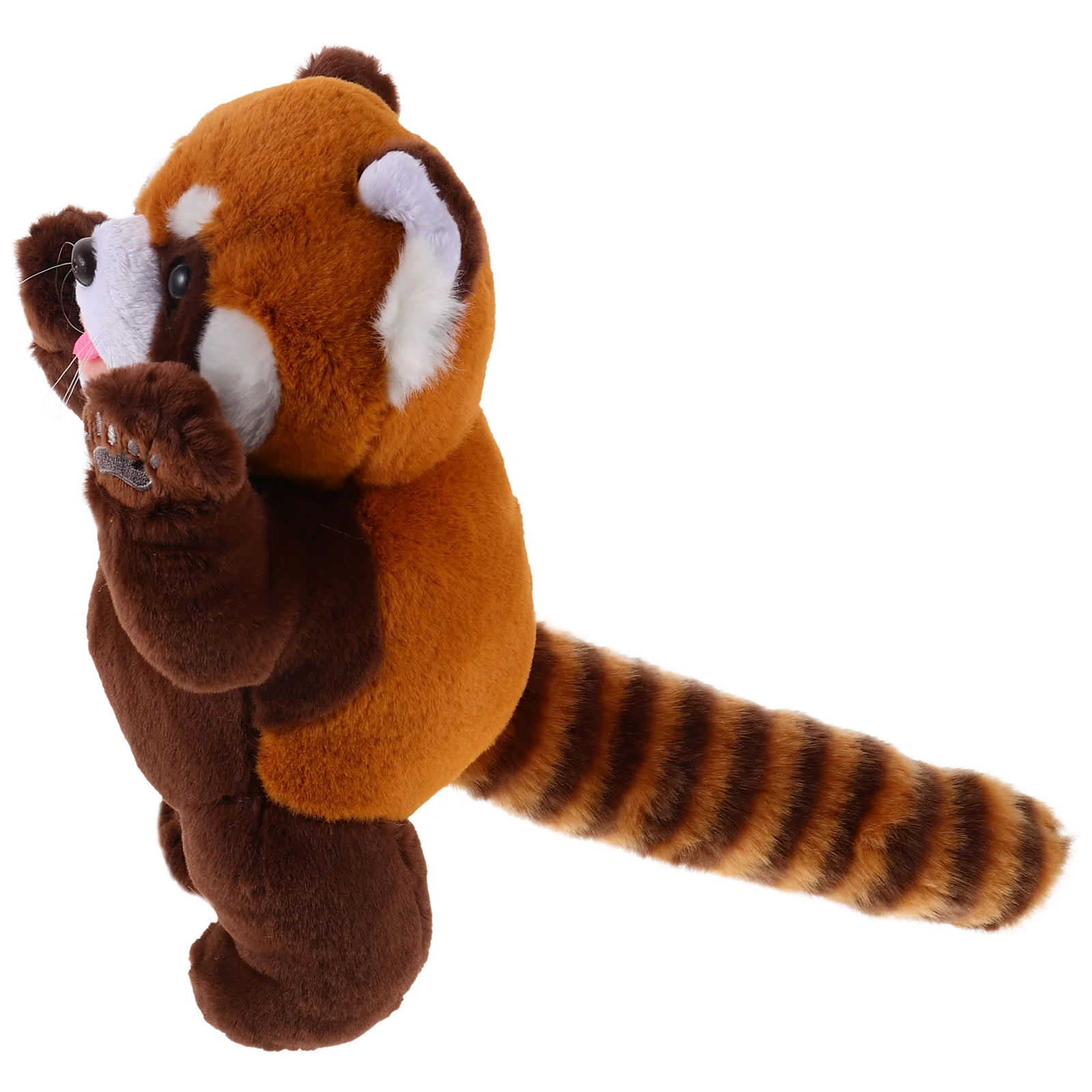 

Plush Animal Raccoon Stuffed Red Pillow Toy Birthday Kawaii Fluffy Plushie Plushies Squishy Kids Cuddle Huggable Figure