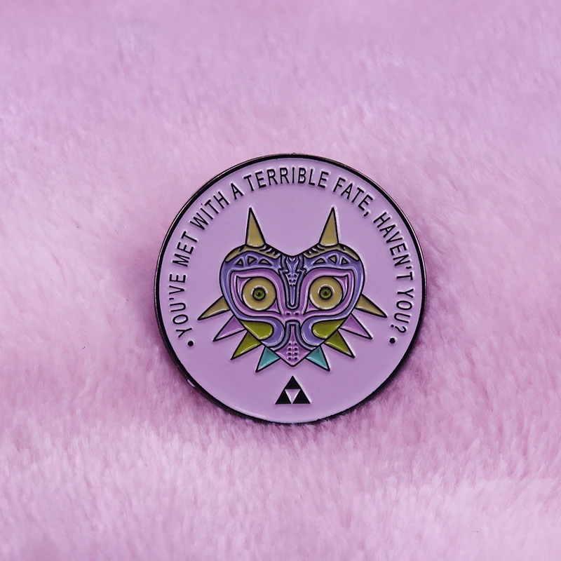 Эмалированная заколка Zelda ужасная судьба идеальный аксессуар для кино