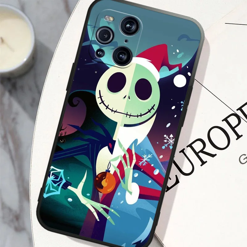 Чехол Кошмар перед Рождеством для телефона OPPO Find X2 X3 X5 Reno 5 6 7 8 10 11 Lite Neo Pro Plus 4G