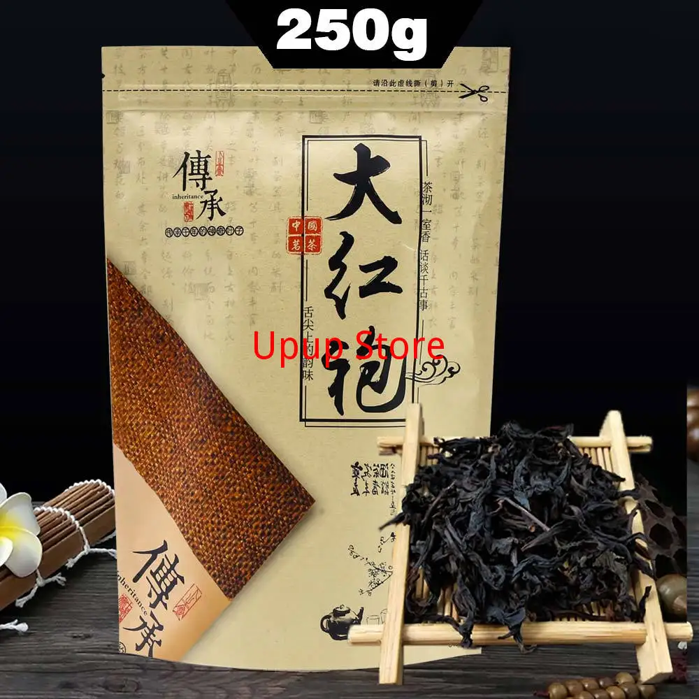

250 г, Большой красный халат, чай Shuixian Wuyi, Большой красный халат Oolong, Большой красный халат, пакет из крафт-бумаги