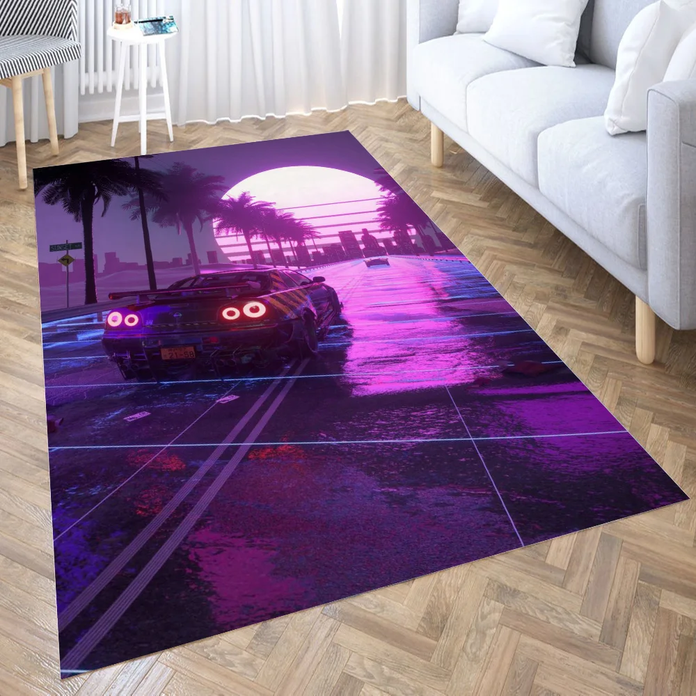 

To the sunset 3D Carpet Living Room Kitchen Entrance Door Mat Anti-slip Floor Rug Bathroom Area Hallway Mats