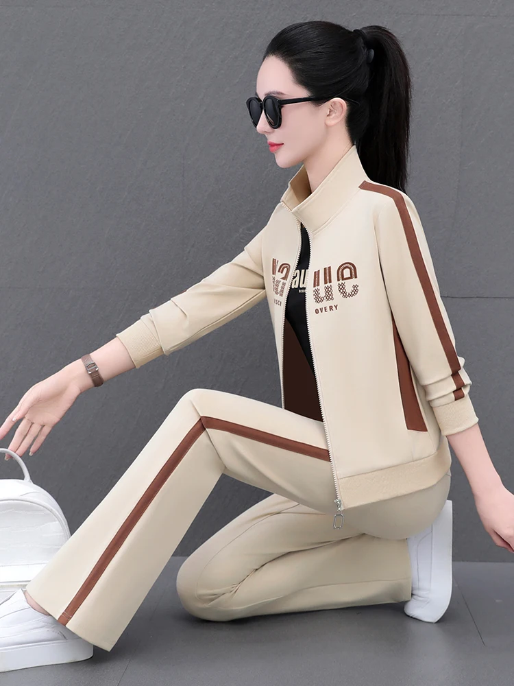 Платье для женщин среднего возраста Новинка осени 2024 повседневный Свободный