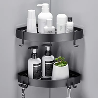 shower caddy corner suction shower shelf no drilling for bathroom storage organizer aluminum wall mounted adhesive shelf