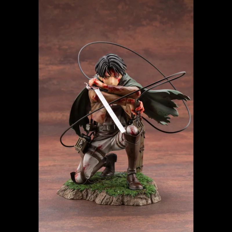 Bandai Attacking Giants Commander Liweier фигурка военного повреждения боевое положение на коленях