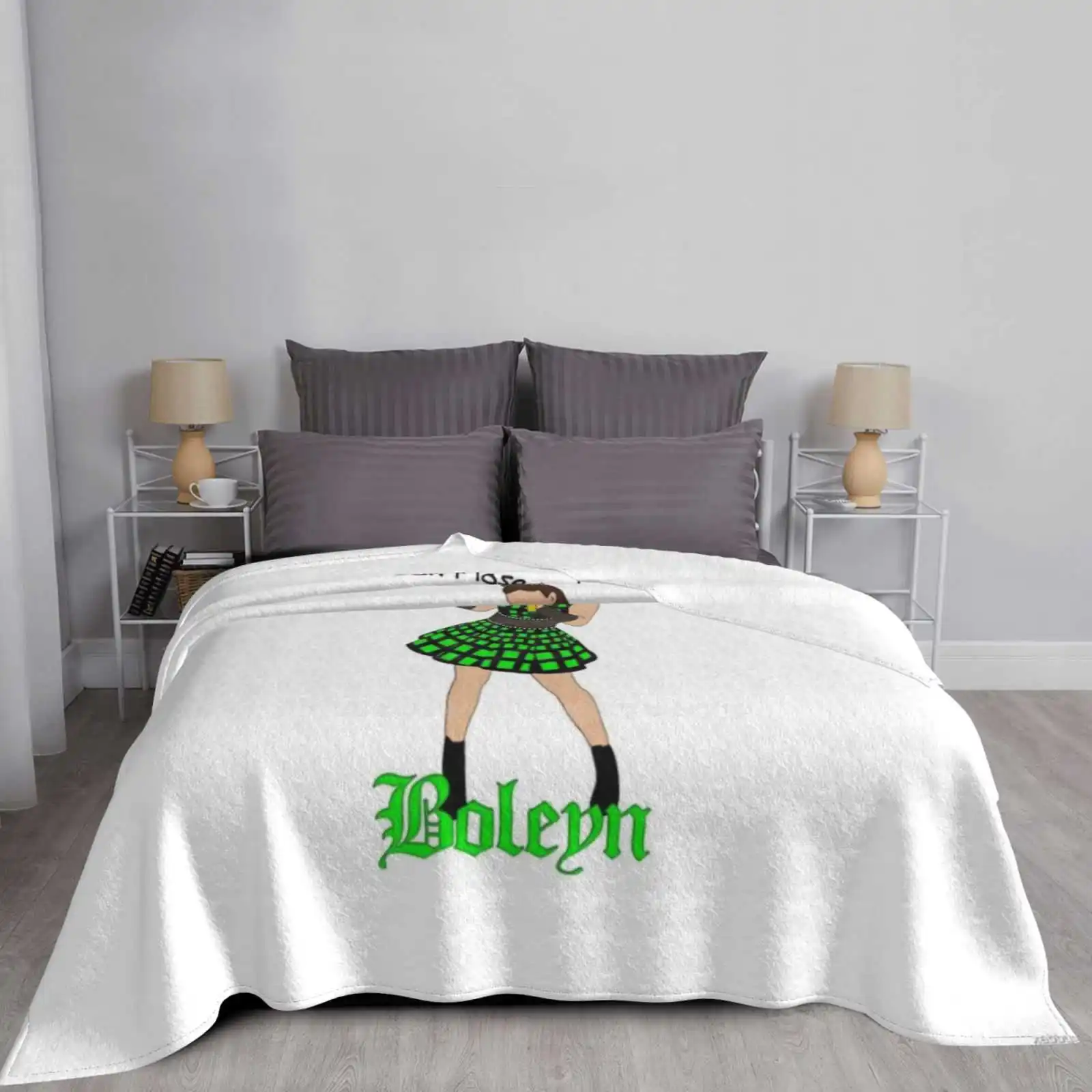 Six The Musical ~ Boleyn Мягкое теплое одеяло Anne Theatre Dont Lose Your Head Millie Oconnell