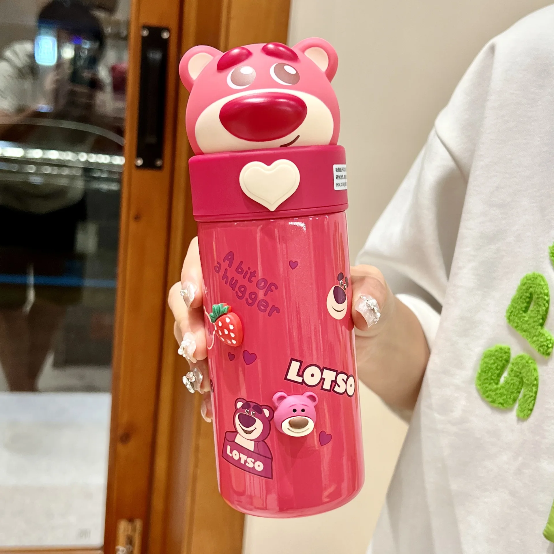 Бутылочка-термос Disney Lotso милая аниме мультяшная Женская подарок на день рождения