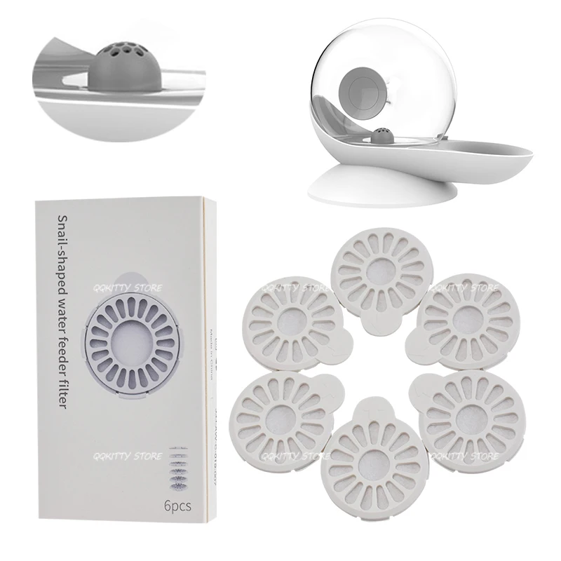 Поилка-фонтан для кошек с фильтром и улитками большая поилка | Автоматические