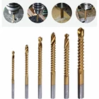 Набор кобальтовых сверл, комплект из высокопрочных насадок 3-8 мм, с титановым покрытием, для работ по металлу и дереву, 1 шт.