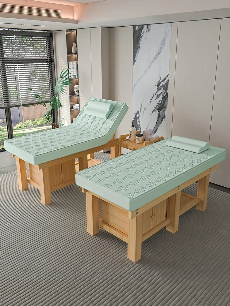 Деревянный тайский массажный стол для замеса татуировки ресниц лица спа