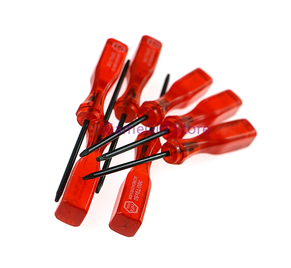 2 шт. красная отвертка Torx T6 для контроллера XBOX360 XBOXONE инструмент ремонта