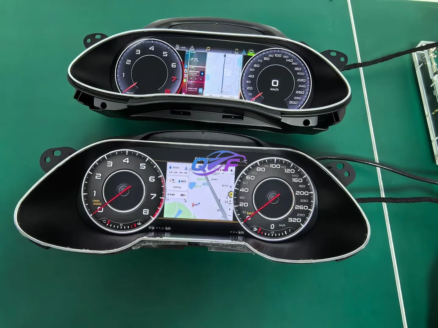 Фото Цифровая приборная панель Linux LCD для Audi Q5 Q5L A4 B8 A4L A5 A3 2010-2018: Виртуальная панель приборов, кокпит, спидометр, датчик скорости №5