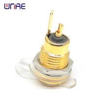 gold plated 7a dc 099 5 5 x 2 1mm 5 52 5 dc power female socket jack panel mount connector adapter with transparent%c2%a0rubber