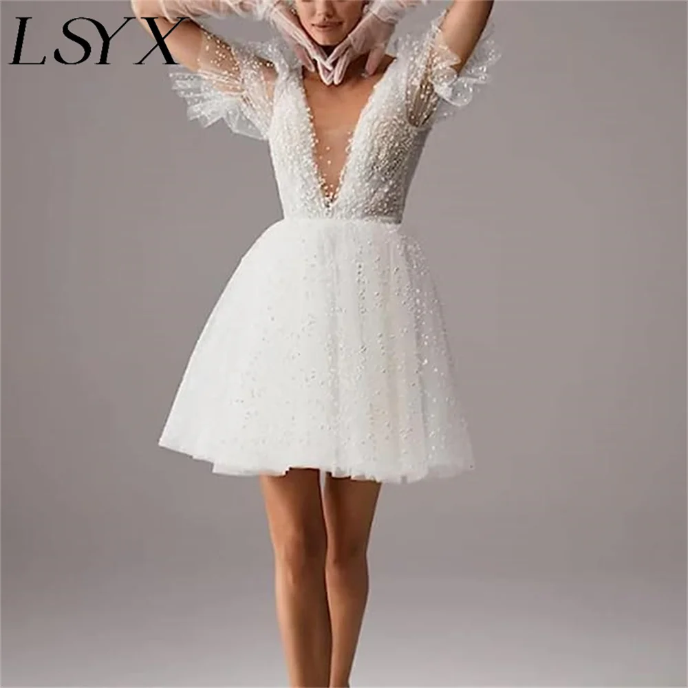 Рисунок 3 - Женское свадебное мини-платье из тюля LSYX