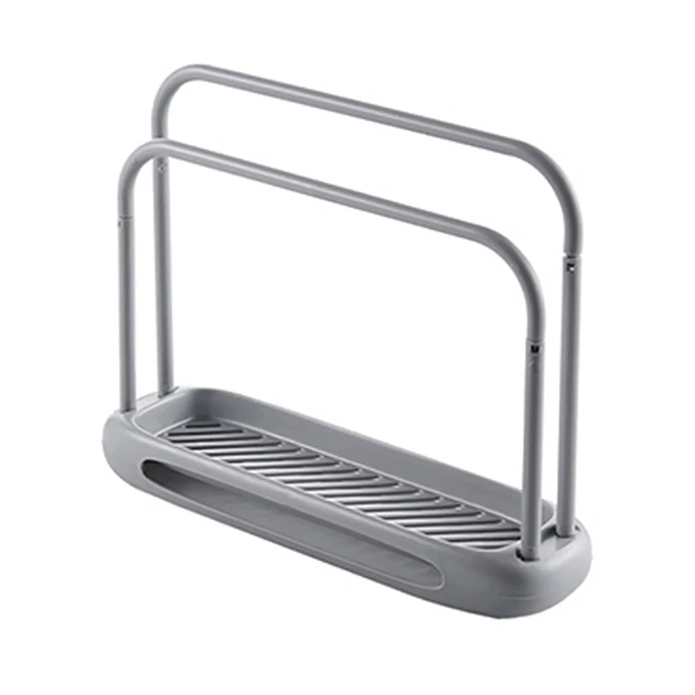 

Practical Multifunctional U Shape Sponge Drying Desktop Organizer Detachable Hanger Kitchen Storage Rag Draining Dishcloth Rack