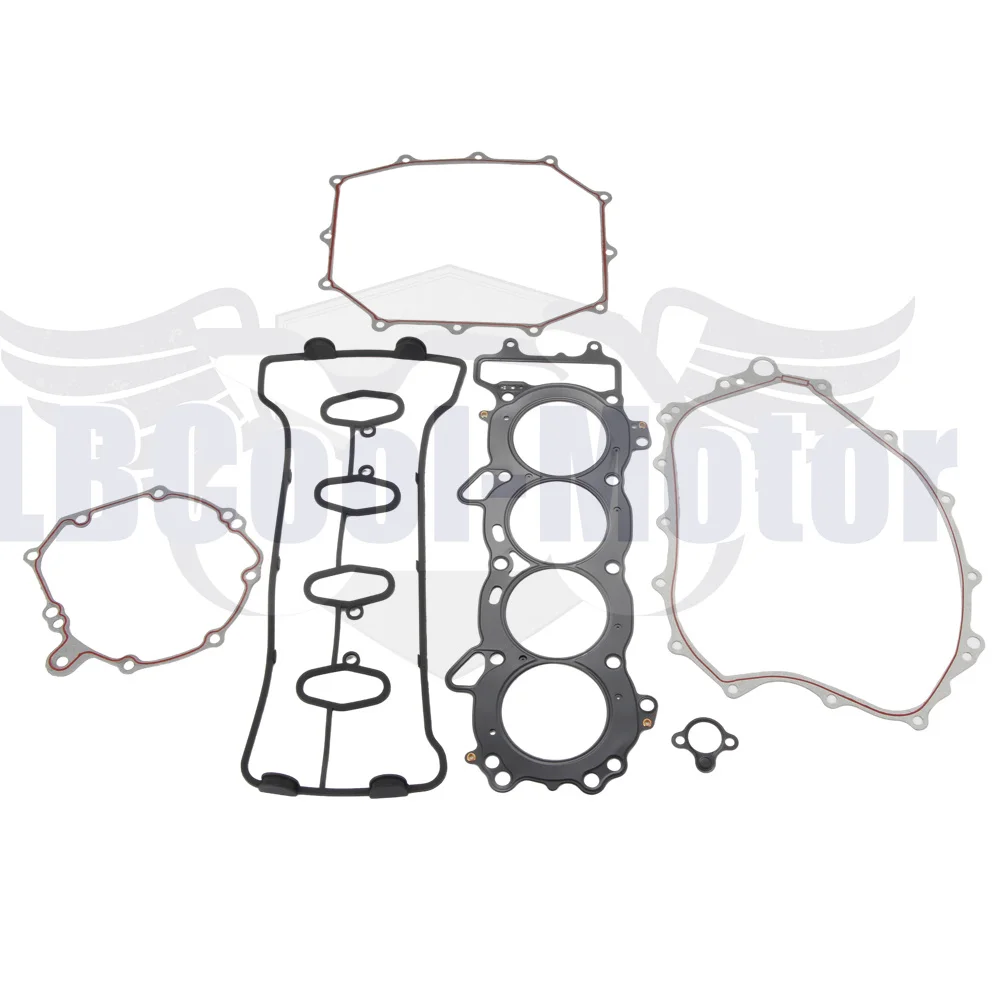 Полный комплект прокладок двигателя для HONDA CBR1000RR CBR-1000RR 2004-2007 2005 2006: прокладка клапанной крышки, прокладка головки блока цилиндров, прокладка масляного поддона, прокладка магнето. (art.: 3920dc58698ef) - 3920dc58698ef