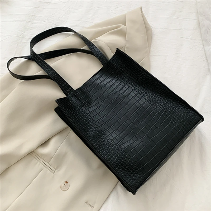 

Luxury Women Shoulder Bag Designers Large Capacity Handbag Fashion PU Leather Travel Tote Female Casual Shopping Bag