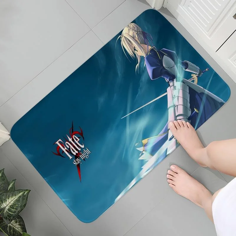 

Ковер для спальни и ванной, фланелевый ковер, мягкий напольный коврик, коврики, аниме, пена с эффектом памяти, коврики с надписью «Fate Stay Night», ...