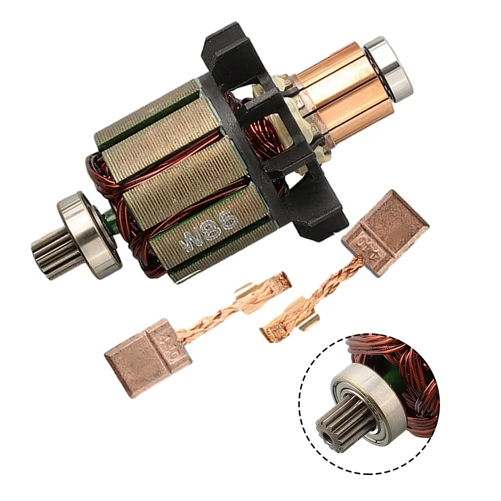 1 комплект 619263 -3 якоря и угольные щетки CB-440 для аксессуаров BHP456 BDF DDF456