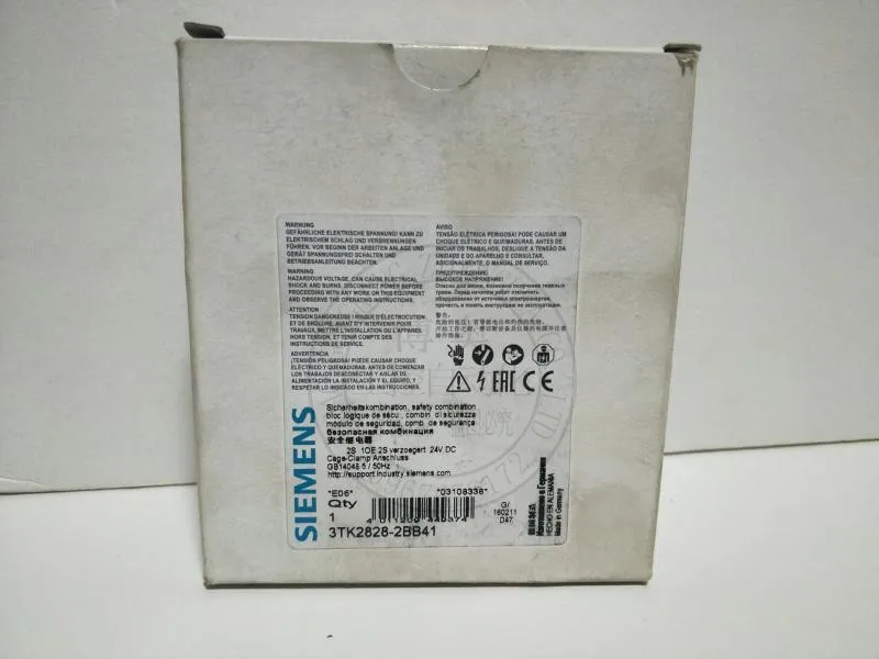 

Оригинальное импортное реле безопасности 3TK2828-1BB40/3tk28-2bb41