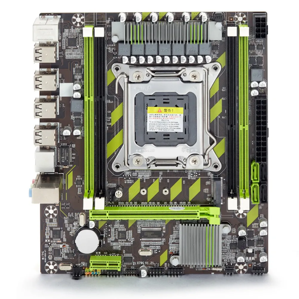 

Материнская плата X79 с процессором XEON E5 2640 V2 4X4G DDR3 1600 REG ECC, комплект памяти Combo, NVME SATA Сервер