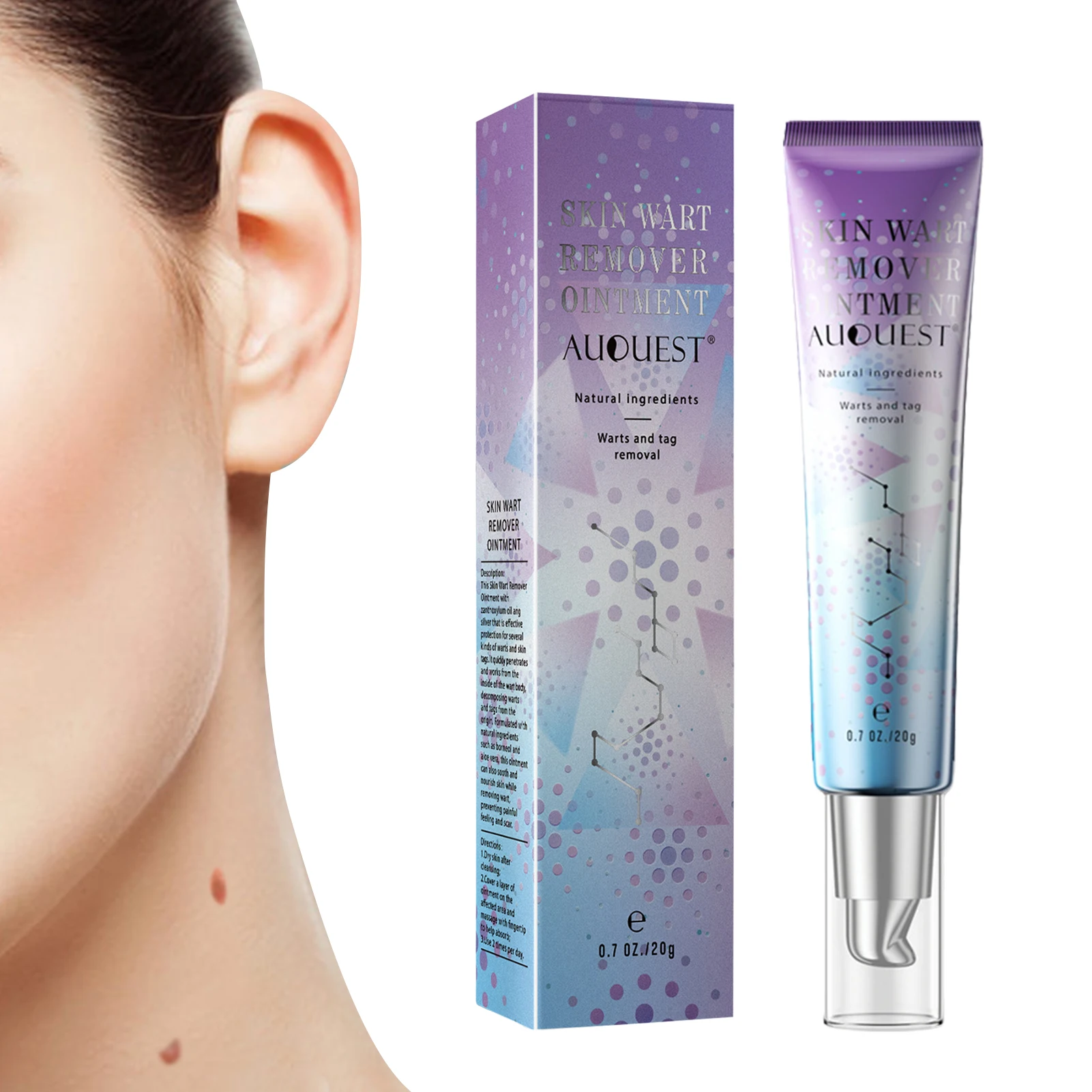 

Wart Remover Skin Tag Cream Papillomas Moles Removal Painless Spot Face Wart Freckle Cream Herbal Medicine Ointment