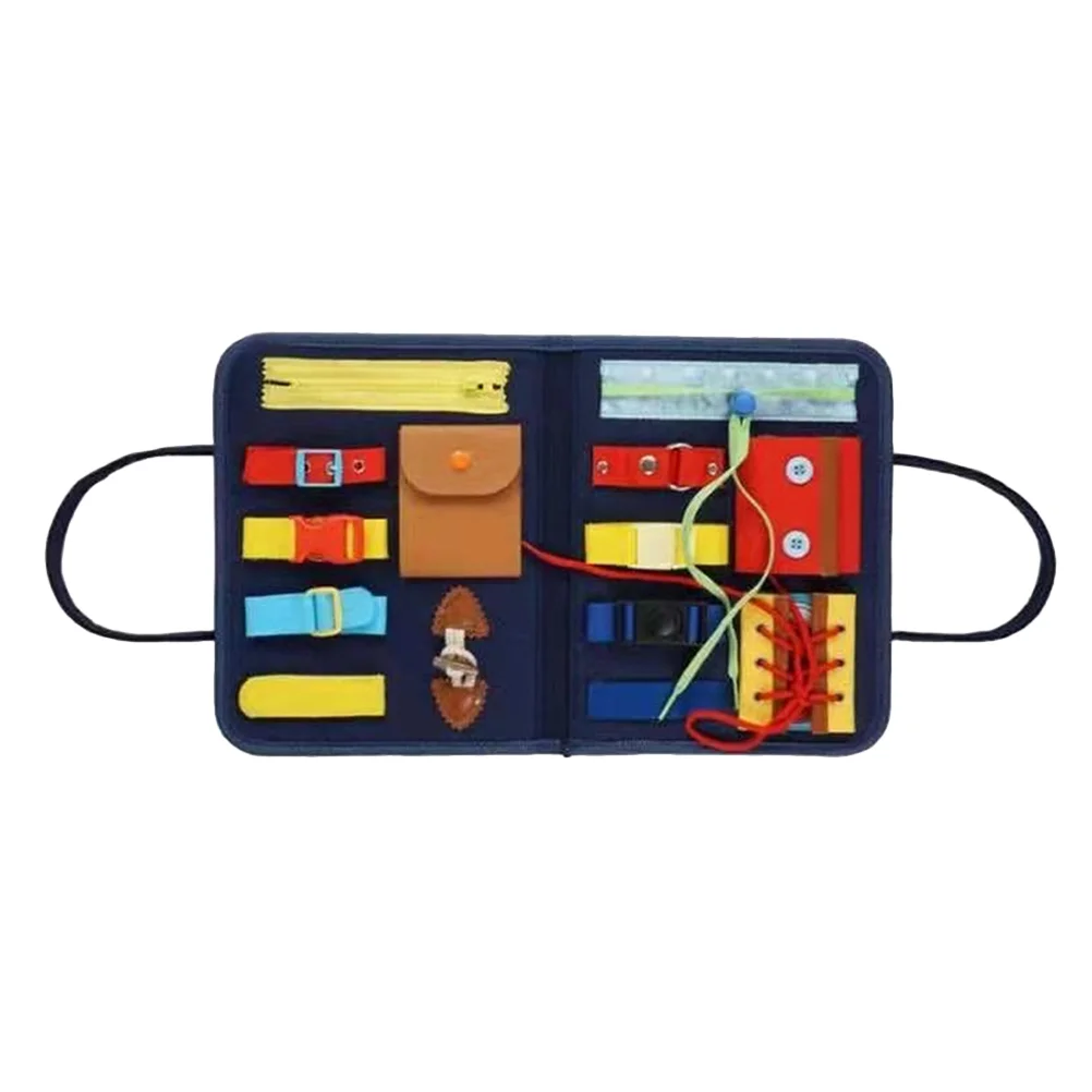 

Sensory Board Preschool Toys Toddlers Early Montessori Busy Educational Toy Infant Child Skills Basic Activity Book Education