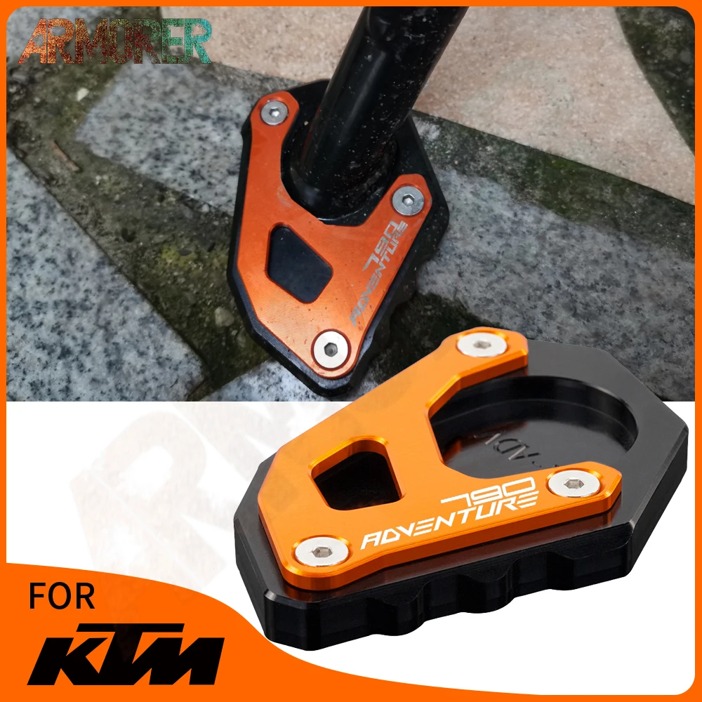 

Motorcycle Accessories For KTM 790 adv 790 adventure r / s CNC Kickstand Side Stand Extension Enlarger Pad 2019 2020 2021 2022