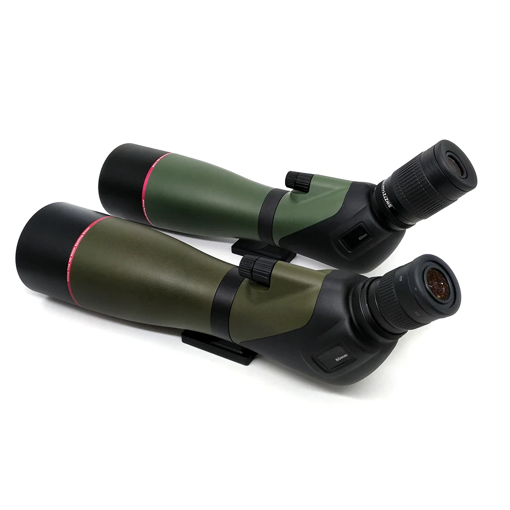 

Waterproof Dual Focus ED Spotting Scope 20-60x80 with Extra Low Dispersion Perfect for Bird Watching Target Shooting