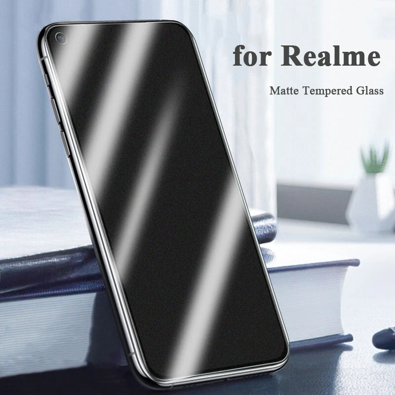 

Matte Frosted Tempered Glass for Realme 9 8 8S 8i 7 7i 6 6i 6S Pro Plus SE 9i Screen Protector for Realme 9pro Protective Glass