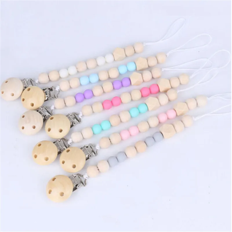 

New Kids Pacifier Clip Chain Dummy Holder Nipples Children Pacifier Clips Pacifier Teether Teething Toy Bottle Clip Chain