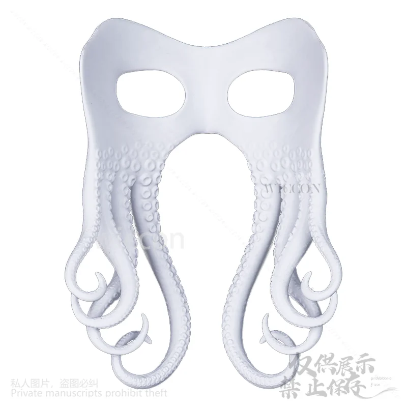 Аниме Ктулху щупальце косплей пушистая маска Cos 3d принт голова пушистый реквизит