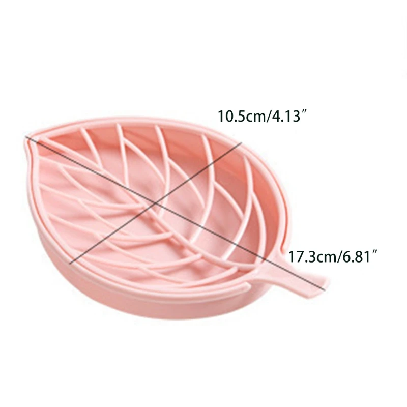 

Держатель для мыла в форме листа, стеллаж для хранения дренаж для мыла, поднос для ванной, туалета, душа, сушилки